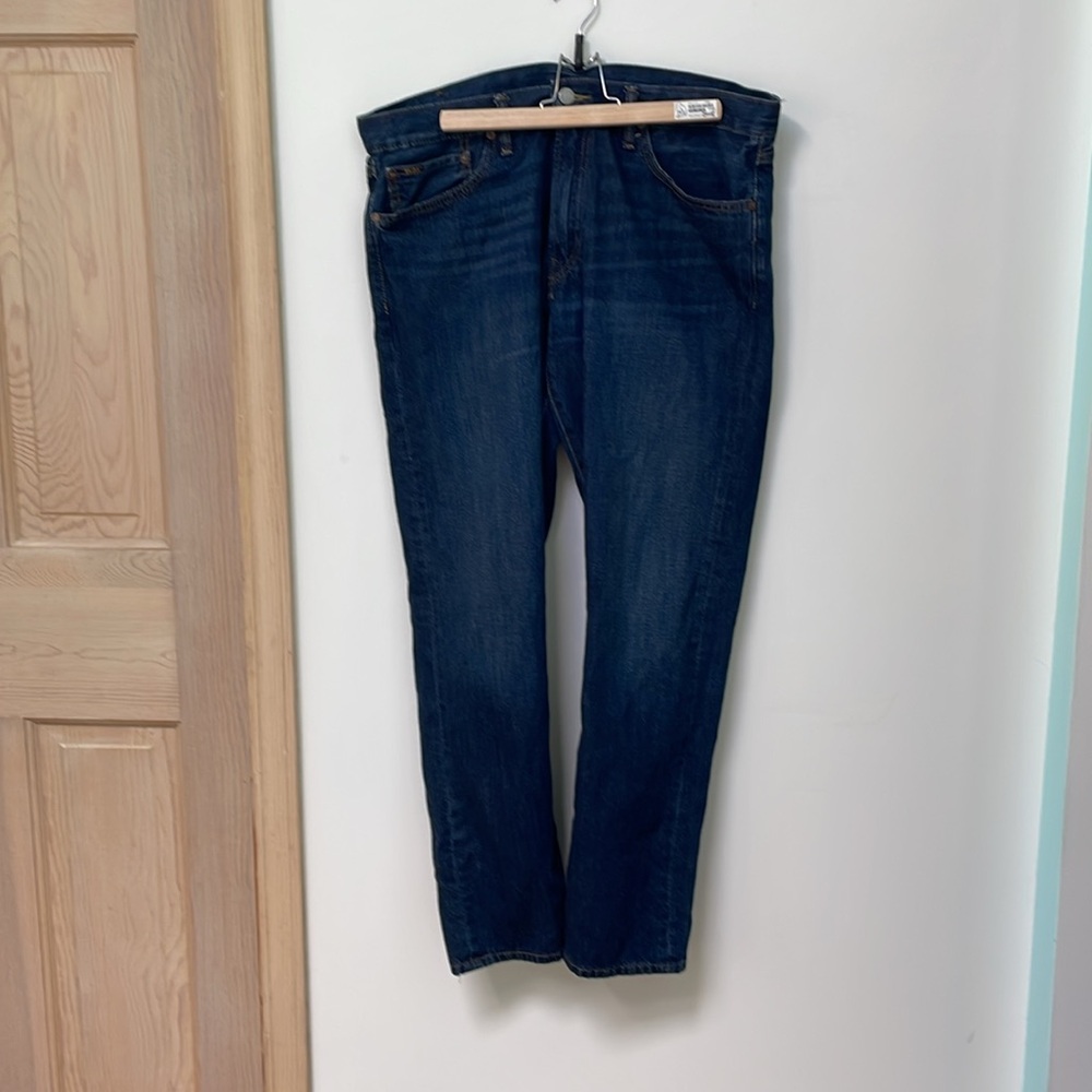 Polo Ralph Lauren Jeans Varick Slim Straight Mens 36x32 Blue